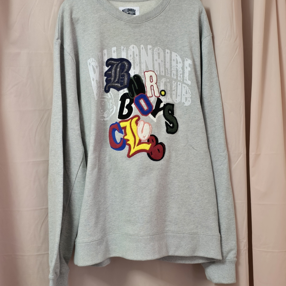 Billionaire Boys Club Gray Graphic Sweatshirt Streetwear